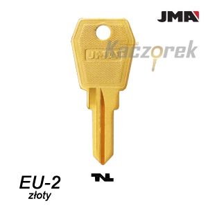 JMA 148 - surový hliníkový klíč - EU-2 zlatý